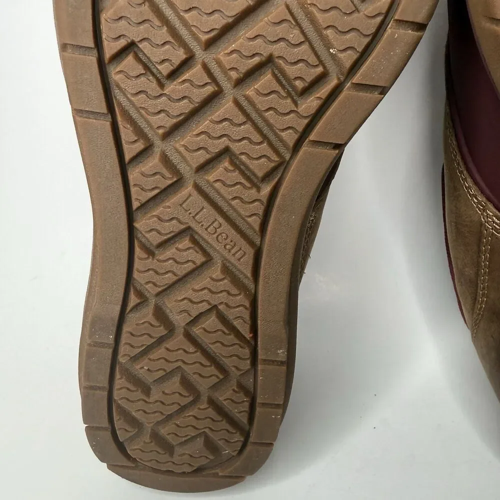 LL Bean Storm Chaser Ankle Duck Boots TEK Slip On Womens 9 Medium Outdoor